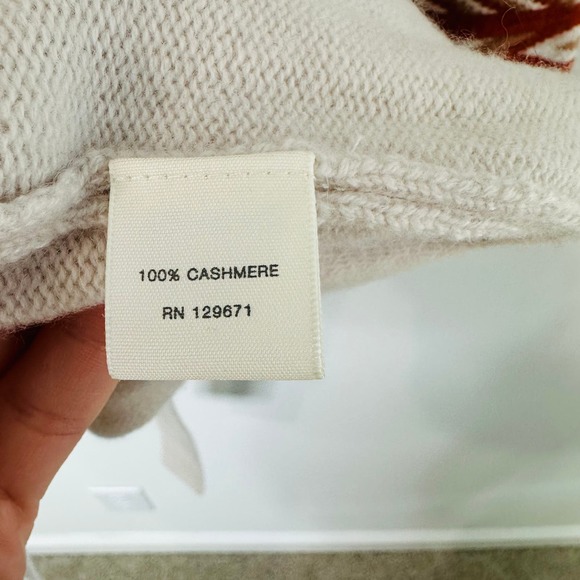 NEW NakedCashmere Aztec Trim Open Front Cardigan Sweater - Picture 3 of 8